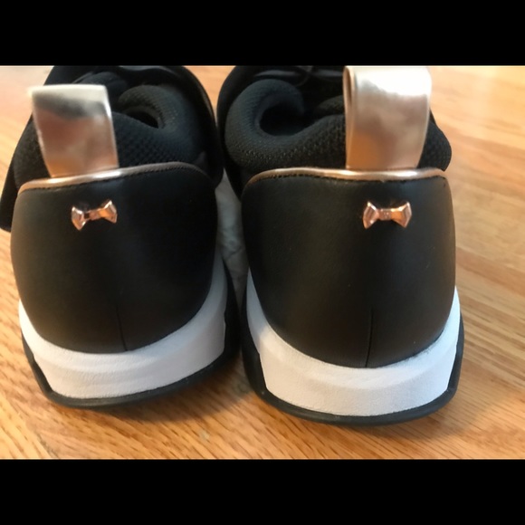 Ted Baker Shoes | Ted Baker Elastic Strap Trainers | Color: Black | Size: 6 | Amyj_22's Closet